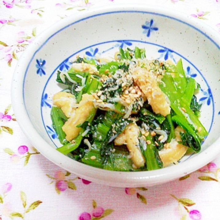 カルシウムたっぷり!小松菜炒り煮